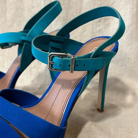 Gianni Bini Stiletto Platform Two Tone Color block heels size 8 - Picture 2 of 12